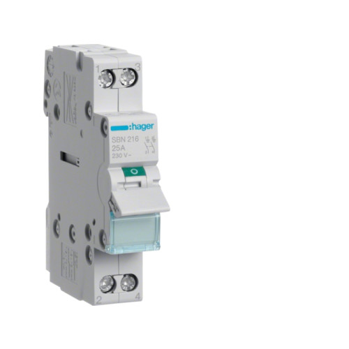 Hager Hager SBN216, 16 A, 440 V, 1 modul(er), -20