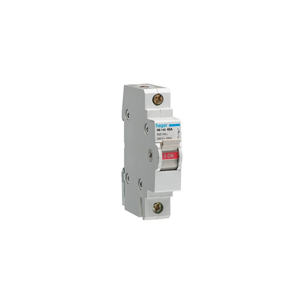 Produktbild för Hager SBN216, 16 A, 440 V, 1 modul(er), -20