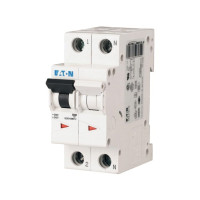 Produktbild för EATON automatsäkring MCB 2A C-karaktär 1-pol + nolla 10 kA k...