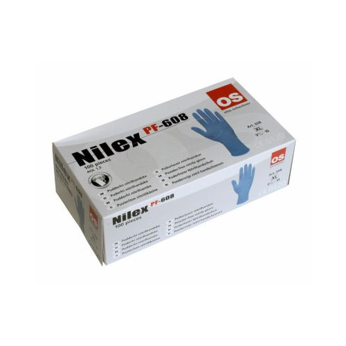 OTTO SCHACHNER OTTO SCHACHNER nitril engångshandskar Nilex, puderfria, stor...