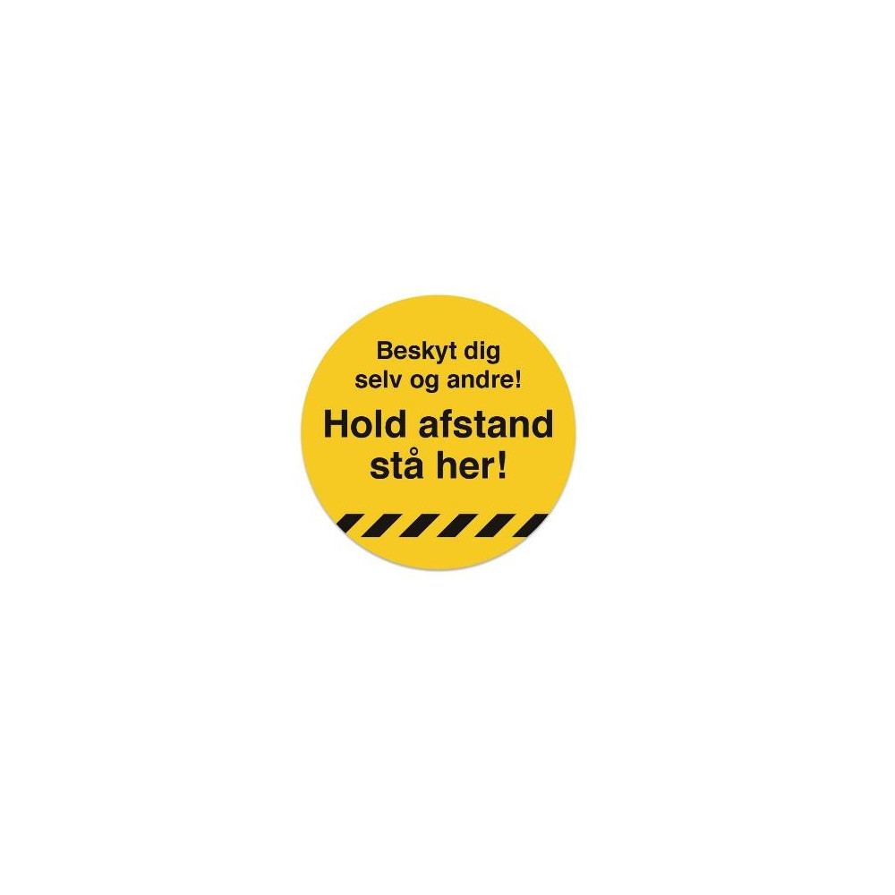 Produktbild för Golvskylt "Håll avstånd