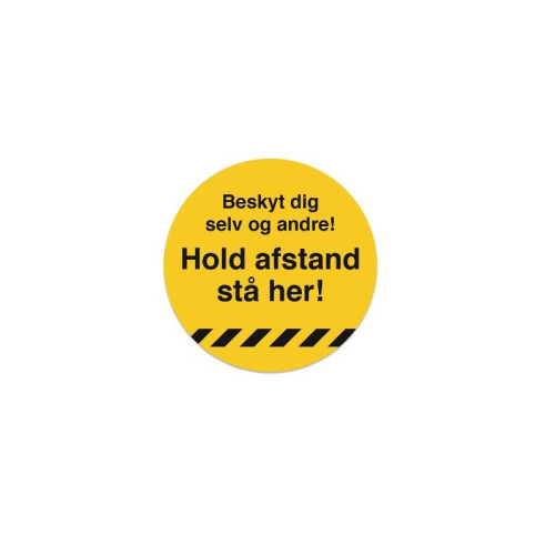 JO Safety A/S Golvskylt "Håll avstånd