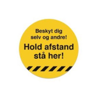 Produktbild för Golvskylt "Håll avstånd