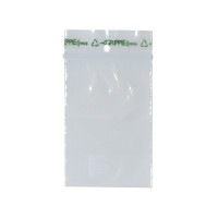 Produktbild för Dragkedjepåsar Grippie Green 70 x 100 mm, förpackning med 10...