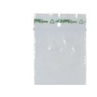 Produktbild för Dragkedjepåsar Grippie Green 70 x 100 mm, förpackning med 10...