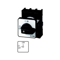 Produktbild för Eaton P1-32/E, Toggle switch, 3P, Svart, Vit, IP65, 48 mm, 4...