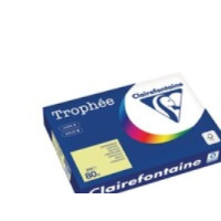Produktbild för Farvet papir, Trophée, A4, 80g, 1778, påskeliljegul, pakke a...