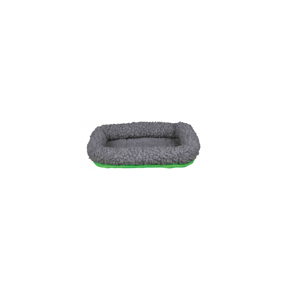 Produktbild för TRIXIE 62702, Säng, Guinea pig, Grön, Grå, Fleece, Nylon, Po...