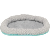 Produktbild för TRIXIE 62702, Säng, Guinea pig, Grön, Grå, Fleece, Nylon, Po...