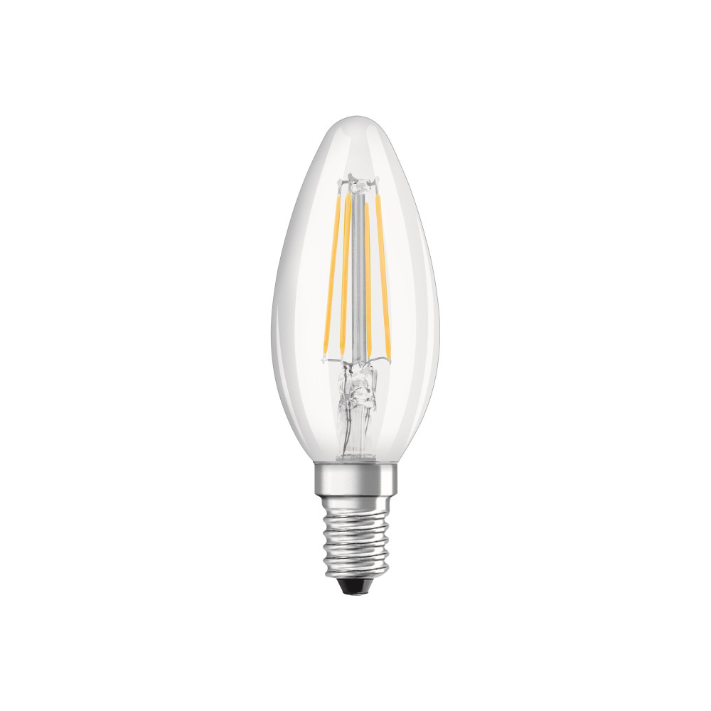 Produktbild för OSRAM STAR+ Relax and Active - LED-glödlampa med filament - form: B40 - klar finish - E14 - 4 W - kallt vitt/varmt vitt ljus - 2700/4000 K