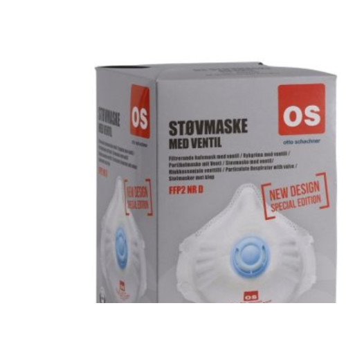 OTTO SCHACHNER Dammskyddsmask FFP2V m/ ventil