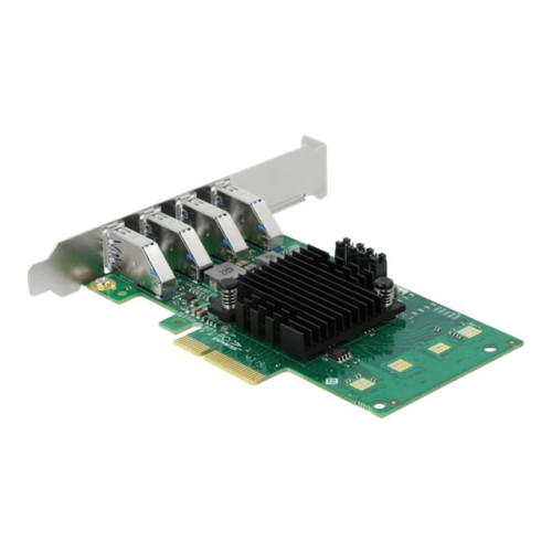 DeLOCK Delock PCI Express x4 Card to 4 x external USB 3.0 Quad Channel - USB-adapter - PCIe 2.0 x4 - USB 3.0 x 4