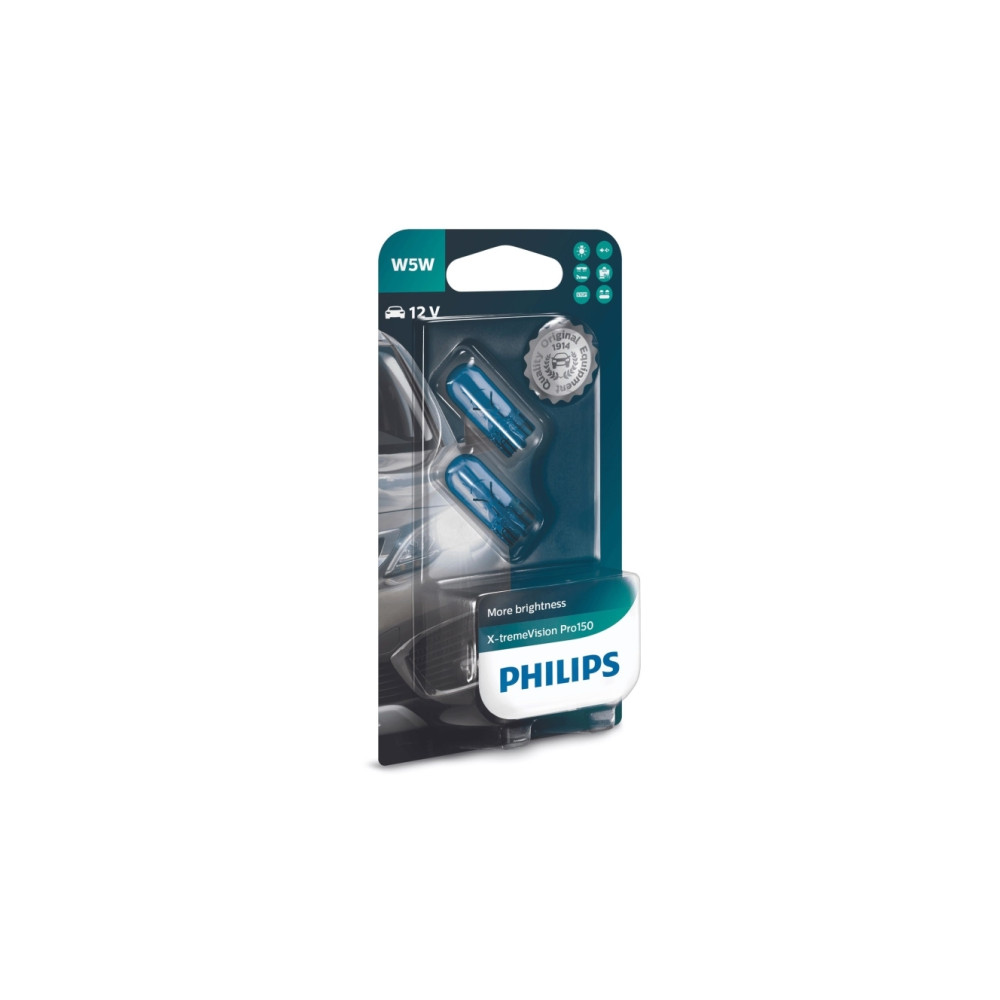 Produktbild för Philips X-tremeVision Pro150 W5W 12V