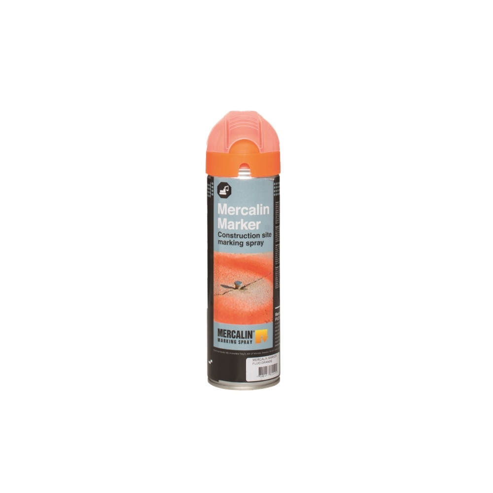Produktbild för MERCALIN varumärke spray FLUO 500 ml. ORANGE