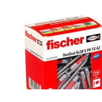 Produktbild för Fischer DuoSeal, Väggplugg, Nylon, Grå, Röd, 3,8 cm, 6 mm, 5...