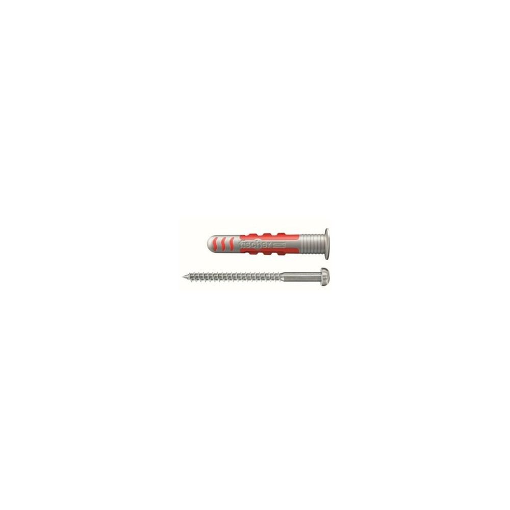 Produktbild för Fischer DuoSeal, Väggplugg, Nylon, Grå, Röd, 3,8 cm, 6 mm, 5...