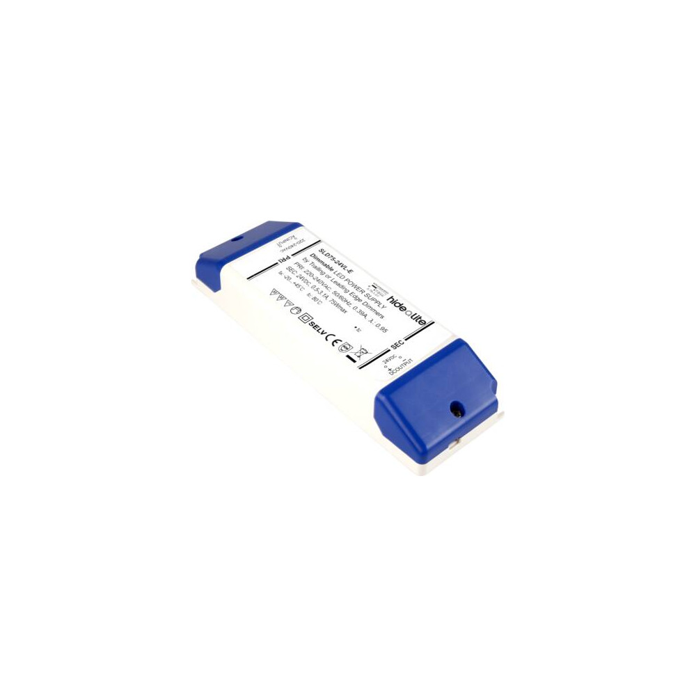 Produktbild för LED-trafo SLD FDIM 24V 75W, fasdämpbar fram/bak, 1 utgång, b...