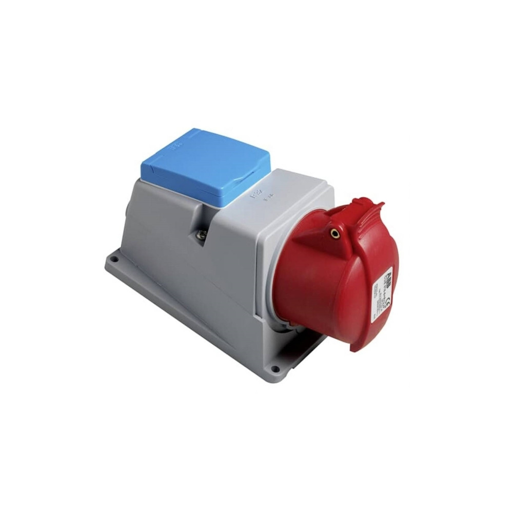 Produktbild för ABB 2CMA178301R1000, Blå, Grå, Röd, IP44, Stänkskyddad, 16 A...
