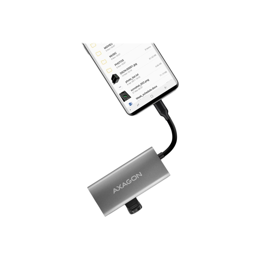 Produktbild för AXAGON HMC-4G2 SPEEDSTER 4 - hubb - 4 portar