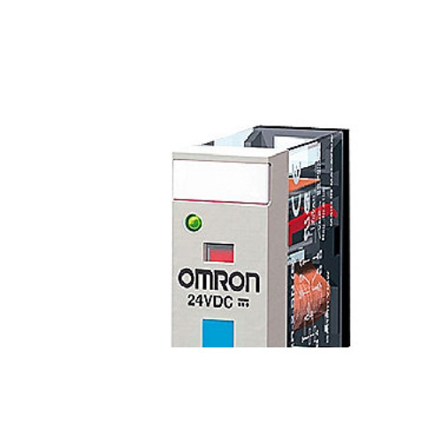 OMRON OMRON relä, 100–100 VAC, 21,6–26,4 VDC, 2 NC, 2 NO, med LED,...