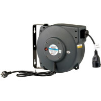Produktbild för FLOWCONCEPT automatisk kabelupprullare 15 m PVC-kabel 3G1,5...