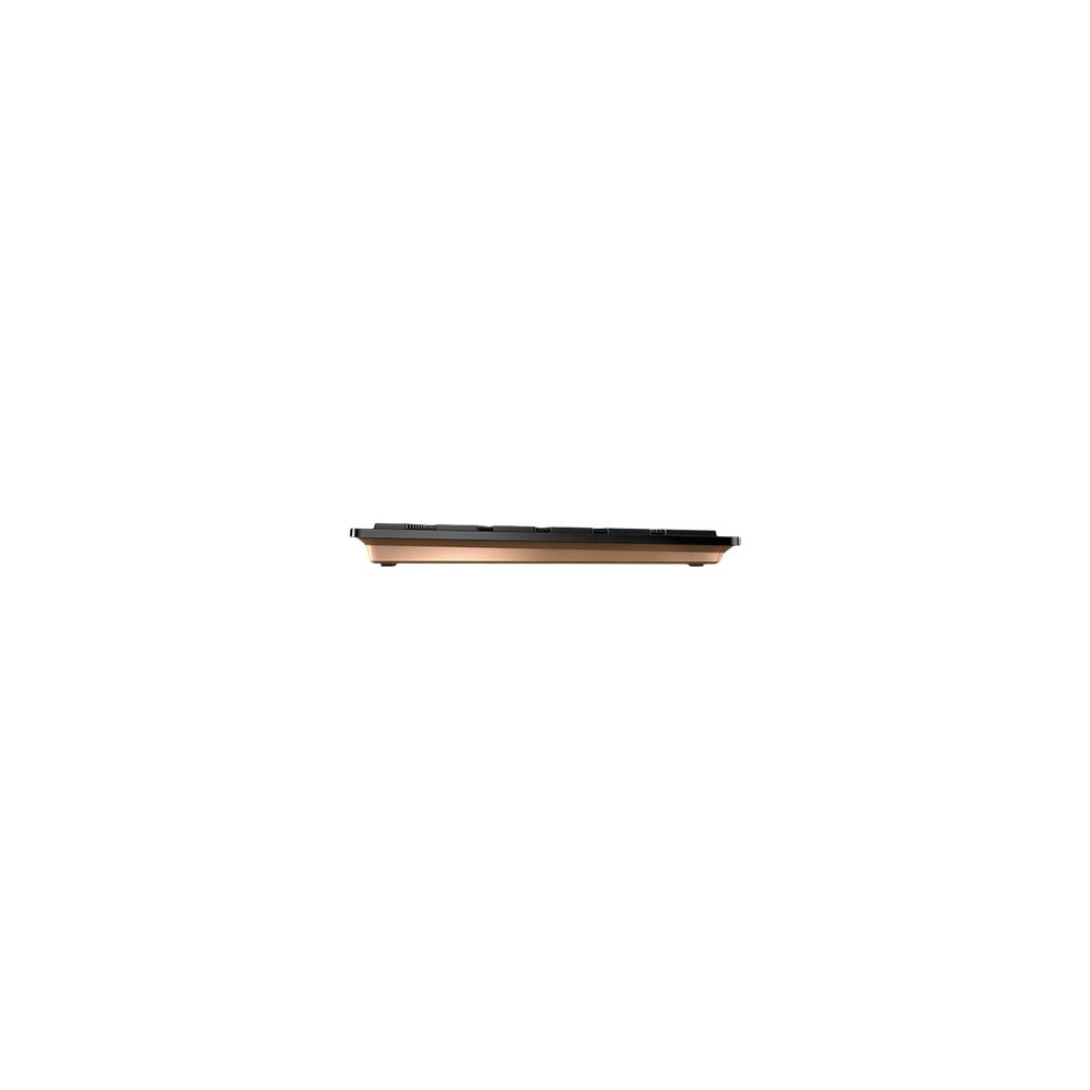 Produktbild för CHERRY DW 9100 SLIM - sats med tangentbord och mus - QWERTY - USA med eurosymbol - svart/brons Inmatningsenhet
