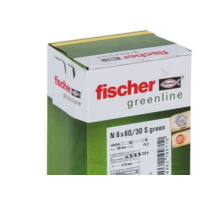 Produktbild för Fischer 524847, Kit med skruv och väggplugg, Tegel, Betong,...