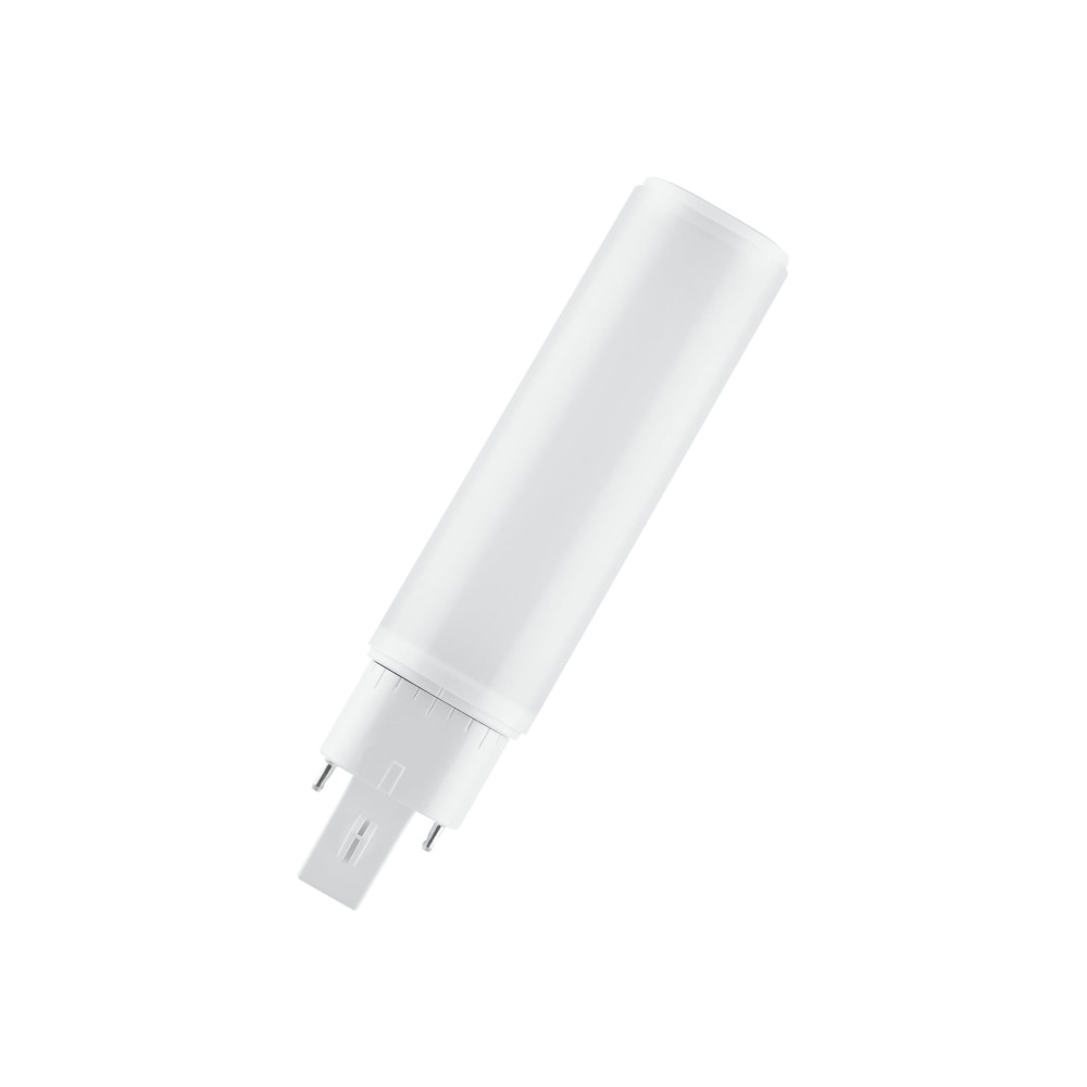Produktbild för OSRAM DULUX D - LED-glödlampa - glaserad finish - G24d-1 - 6 W - varmt vitt ljus - 3000 K