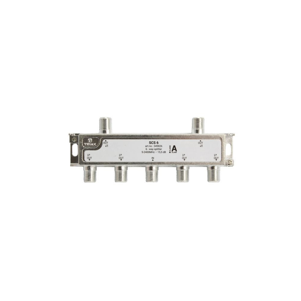 Produktbild för Triax SCS 6, Kabelfordeler, 75 ohm (O), 5