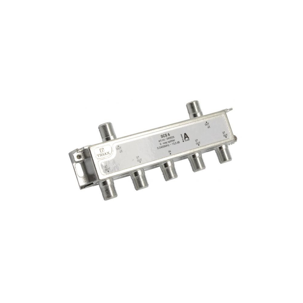 Produktbild för Triax SCS 6, Kabelfordeler, 75 ohm (O), 5