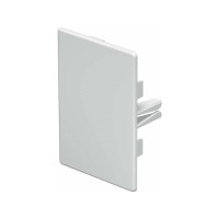 Produktbild för OBO WDK ändstycke höjd 60 mm, bredd 90 mm vit RAL 9010 blyfr...