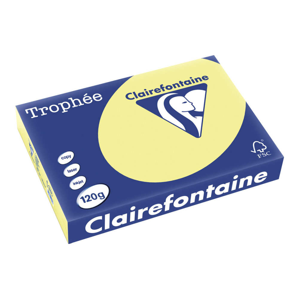Produktbild för Clairefontaine TROPHEE - vanligt papper - 250 ark - A4 - 120 g/m²