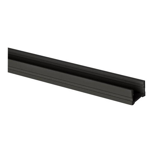 Solar Plus Aluminiumprofil Art low 2 m svartlackerad låg U-profil för b...
