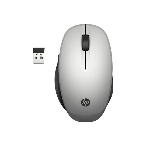 HP HP Dual Mode - mus - Bluetooth, 2.4 GHz - silver