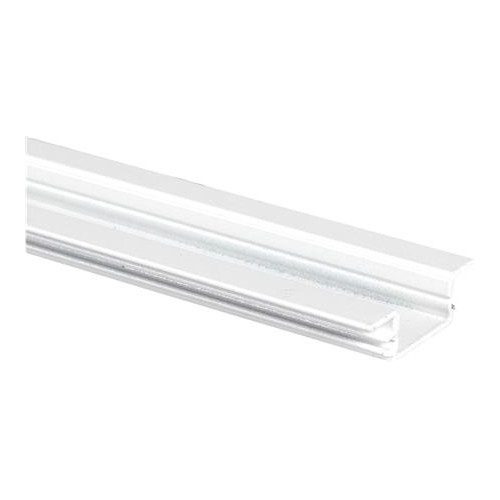 Solar Plus Aluminiumprofil Art Thin 2 m vitlackad låg (8 mm) U-profil f...
