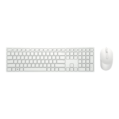 DELL Dell Pro KM5221W - sats med tangentbord och mus - QWERTY - hela norden - vit Inmatningsenhet