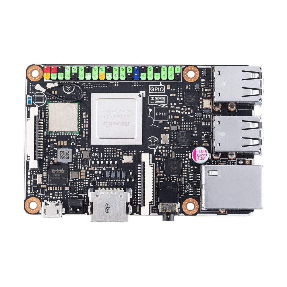 Produktbild för ASUS Tinker Board R2.0 - dator med ett kort
