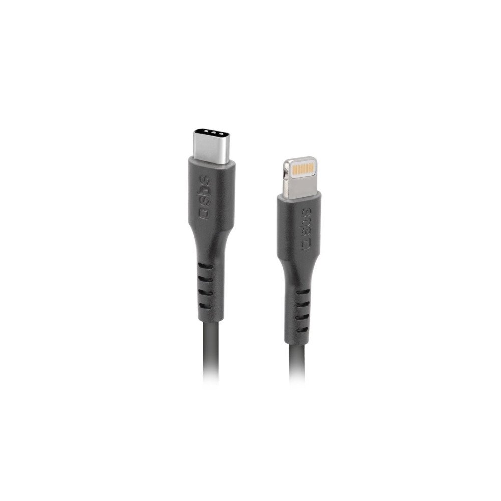 Produktbild för SBS TECABLELIGTC1K, 1 m, Lightning, USB C, Hankoppling, Hank...
