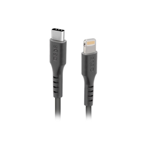 SBS SBS TECABLELIGTC1K, 1 m, Lightning, USB C, Hankoppling, Hank...