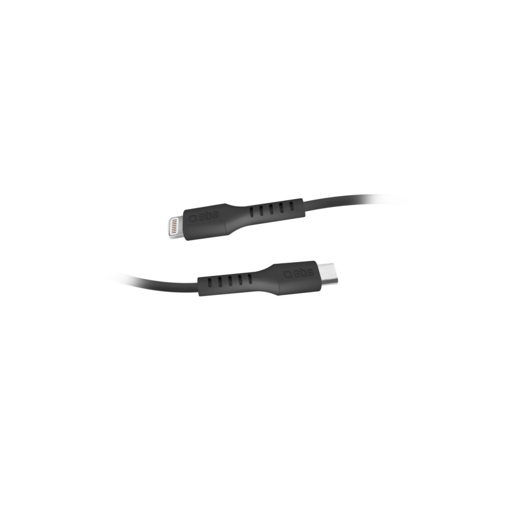Produktbild för SBS TECABLELIGTC1K, 1 m, Lightning, USB C, Hankoppling, Hank...