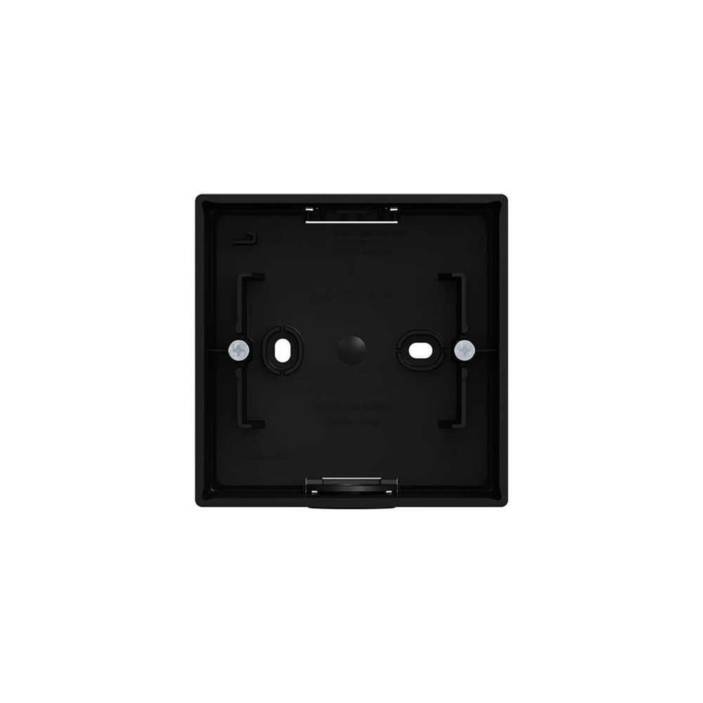 Produktbild för ABB-basic55 underdel, matt svart, 1 modul, levereras utan ra...