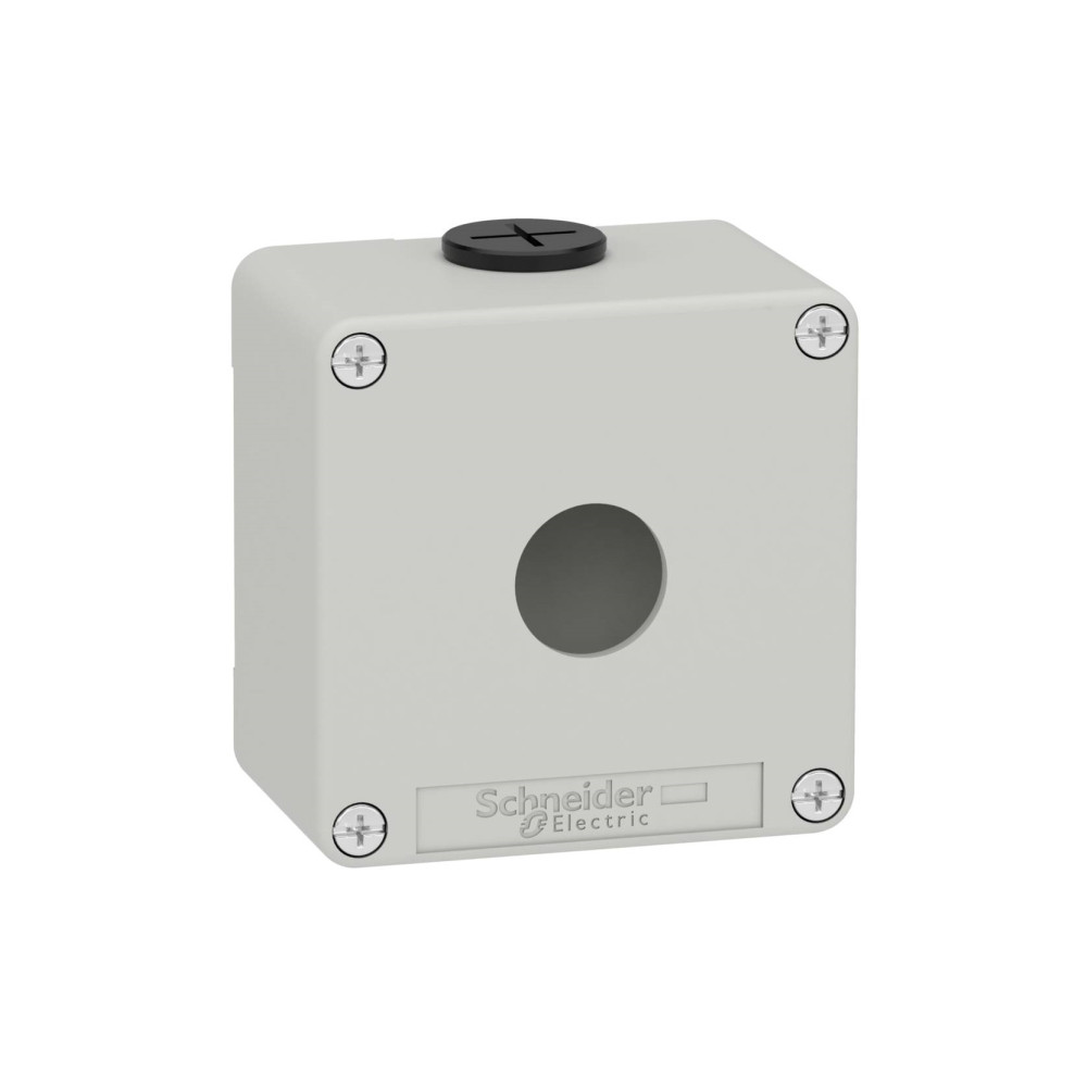 Produktbild för Schneider Electric Harmony XAP tom styrkassett grå 1 hål XAP...