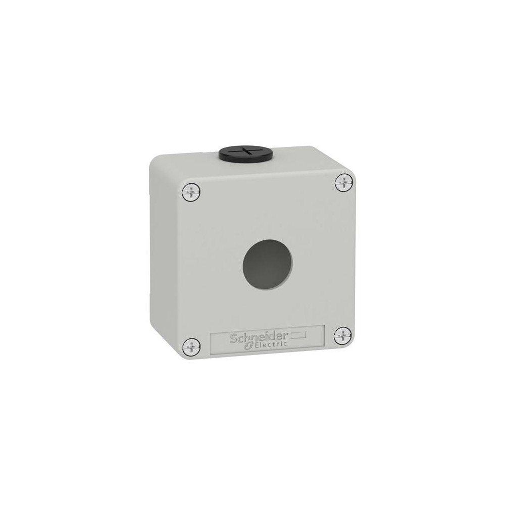Produktbild för Schneider Electric Harmony XAP tom styrkassett grå 1 hål XAP...