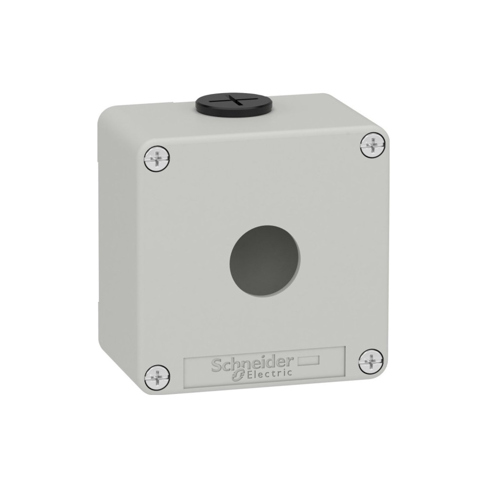 Produktbild för Schneider Electric Harmony XAP tom styrkassett grå 1 hål XAP...