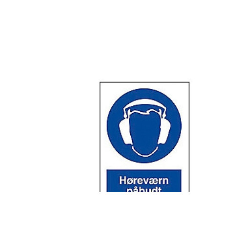 OX-ON Hörselskydd krävs
