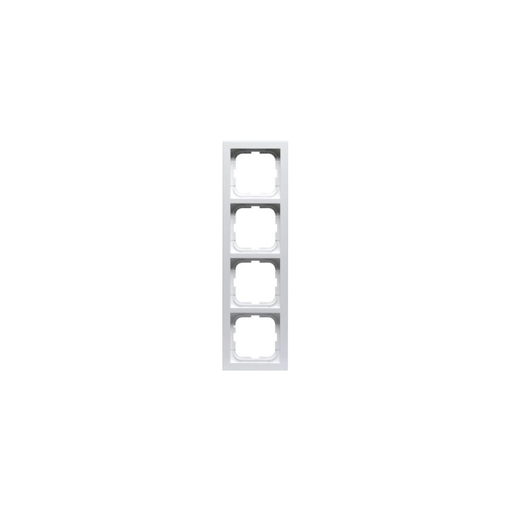 Produktbild för FIX-PRO ABB Impressivo ram 4 moduler, vit högglans (RAL9016)...