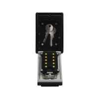 Produktbild för ABUS KeyGarage 767, Metall, Zink, Svart, Kod, 82 x 47 x 119...