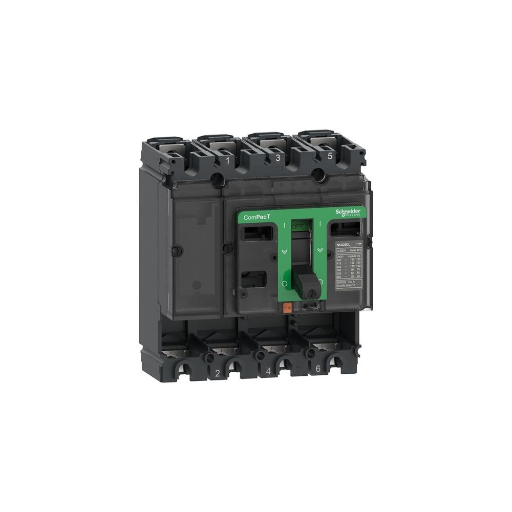 Produktbild för Schneider Electric C10B4, Strengafbryder, Typ A, IP40, 690 V