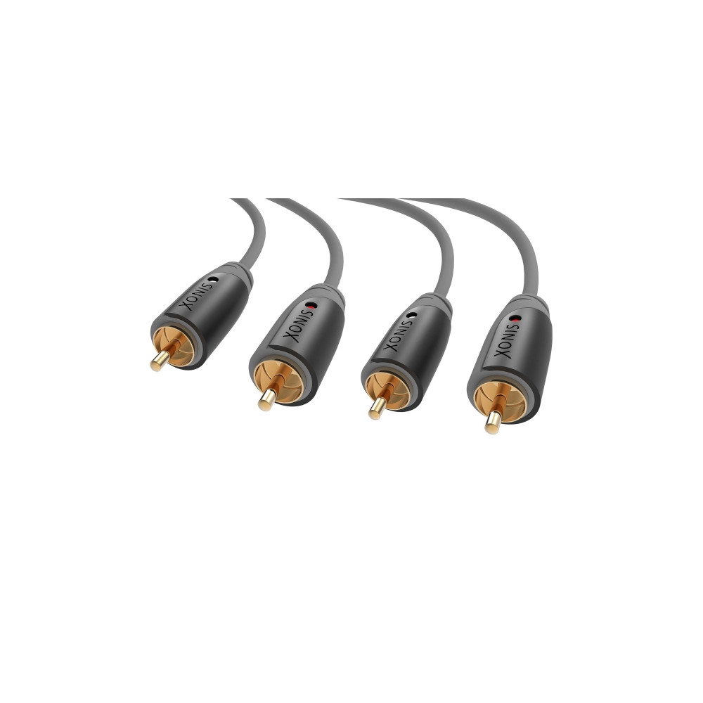 Produktbild för Sinox Plus+ Stereo RCA Cable - ljudkabel - 10 m