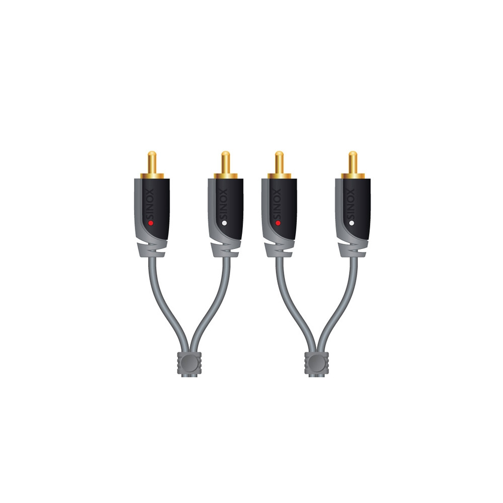 Produktbild för Sinox Plus+ Stereo RCA Cable - ljudkabel - 10 m